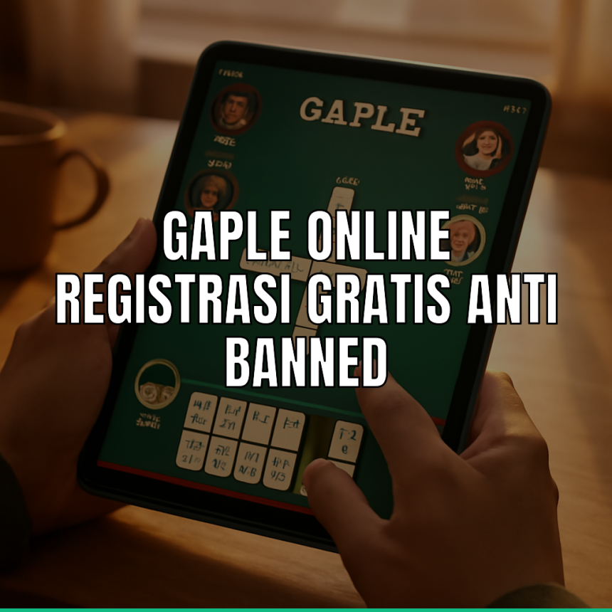 Main gaple online dengan registrasi gratis dan sistem anti-banned.