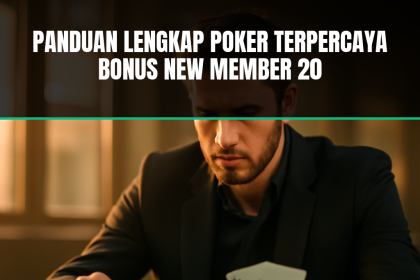 Poker terpercaya bonus meja game kartu profesional